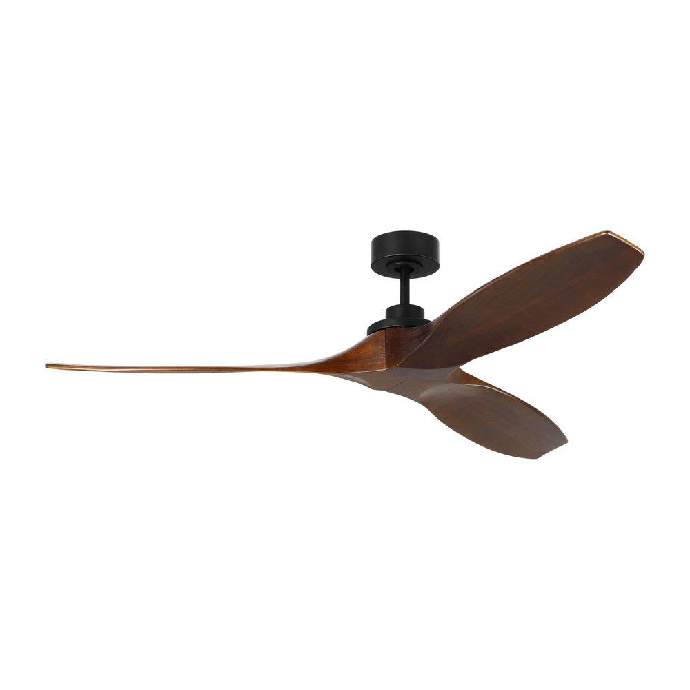 Visual Comfort & Co. Fan Collins Smart 60 in. 3-Blade Indoor Ceiling Fan in Midnight Black