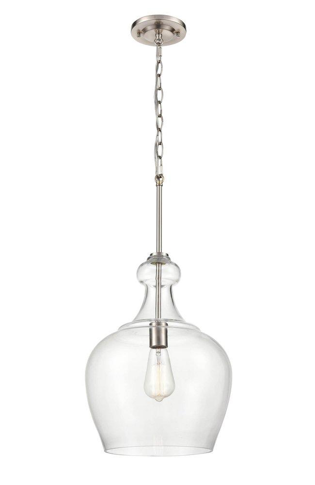 Millennium Lighting Corra 1-Light Pendant Light in Brushed Nickel