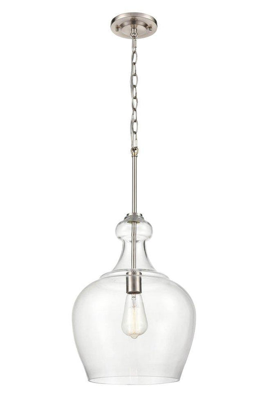 Millennium Lighting Corra 1-Light Pendant Light in Brushed Nickel