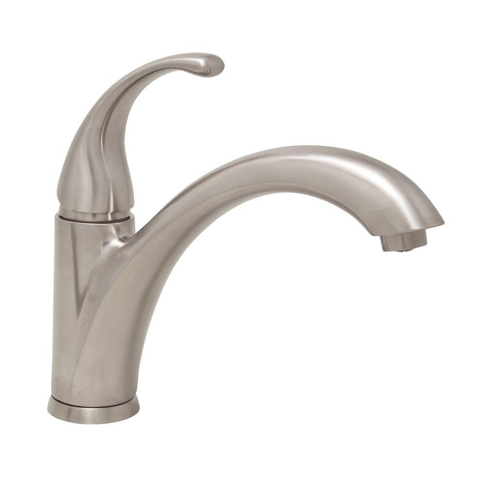 Single Handle Kitchen Faucet in Brushed Nickel