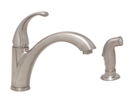 Single Handle Kitchen Faucet in Brushed Nickel