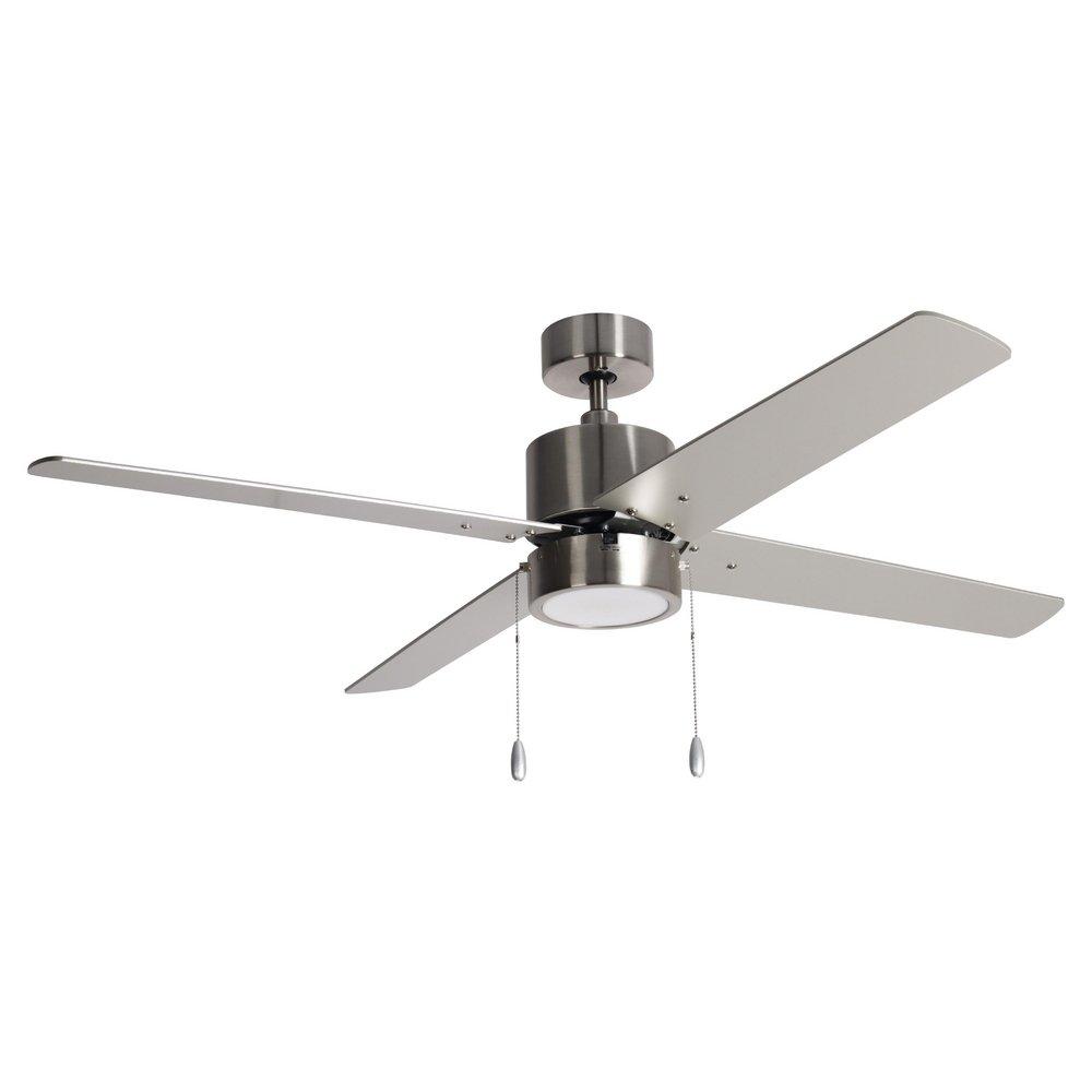 RP Lighting Aldea 52 in. 4-Blade Indoor Ceiling Fan in Brushed Nickel