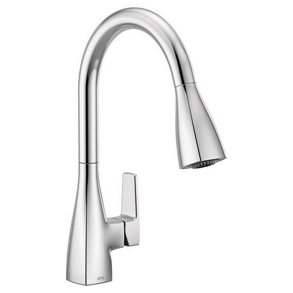 CFG Slate™ Single Handle Pull Down Kitchen Faucet in Chrome