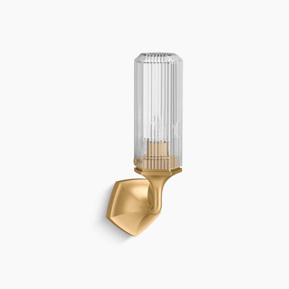 KOHLER Occasion® 60W 1?Light 16.38in. Wall Sconce in Brushed Moderne Brass