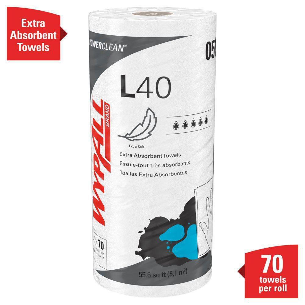 WypAll® L40 WYPALL L40 WIPES SM RL 70 WHIT