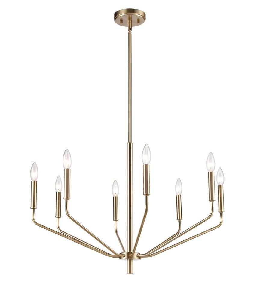 Millennium Lighting Laurell 8-Light Chandelier Ceiling Light in Modern Gold