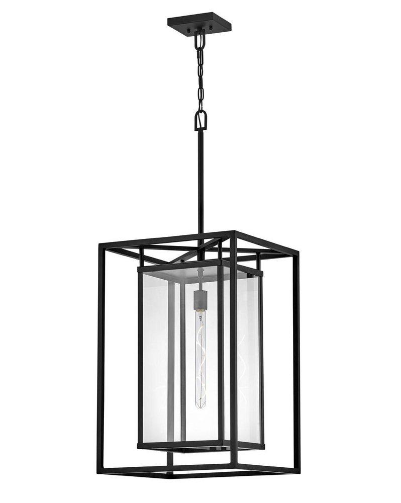 Hinkley Max 6W 1-Light Medium E-26 LED Outdoor Pendant in Black