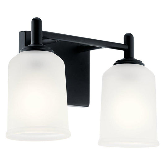 Kichler Lighting Shailene 100W 2-Light Medium E-26 Vanity Fixture in Black