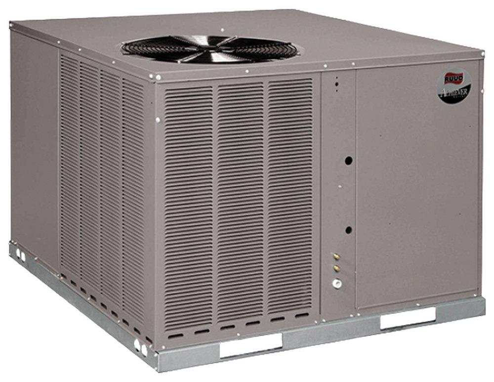 Rheem Endeavor™ Line Achiever® Series 2 Ton - 13.2 SEER2 - Sideflow - Packaged Heat Pump - 230/1 - R-410A