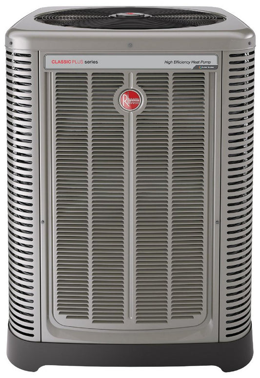 Rheem Endeavor™ Line Classic Plus® 3 Ton - up to 17.0 SEER2 - 8.1 HSPF2 - Heat Pump - 208/230V - Single Phase - R-410A