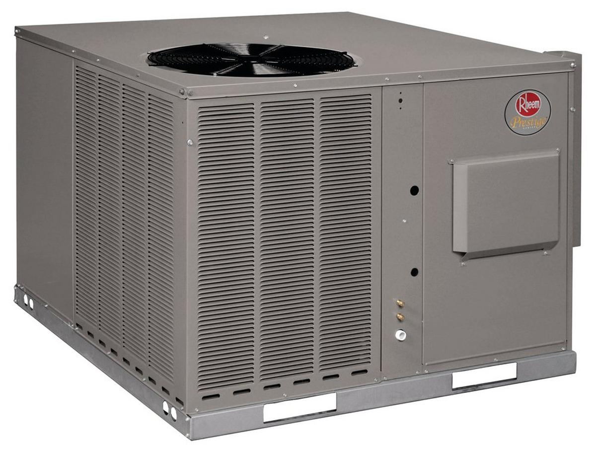 Rheem Endeavor™ Line Classic® Series 2-Stage Cooling - 14 SEER - 100,000 BTU - Ultra Low NOx - Packaged Gas/Electric - 230V
