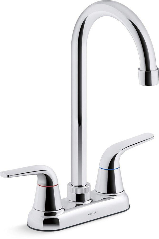 KOHLER Jolt® Two Handle Bar Faucet in Polished Chrome