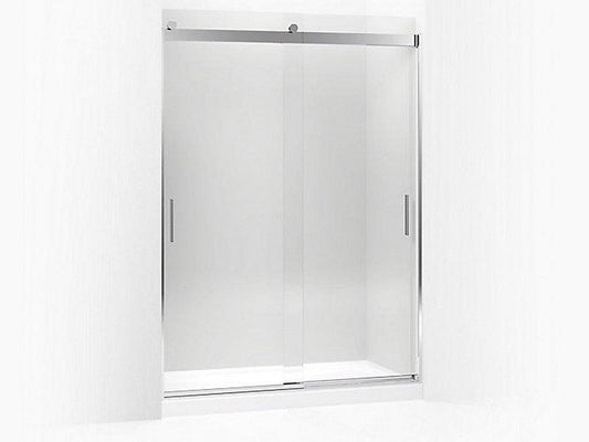 KOHLER Levity® 77-9-16 x 59-5/8 in. Frameless Sliding Shower Door in Bright Polished Silver
