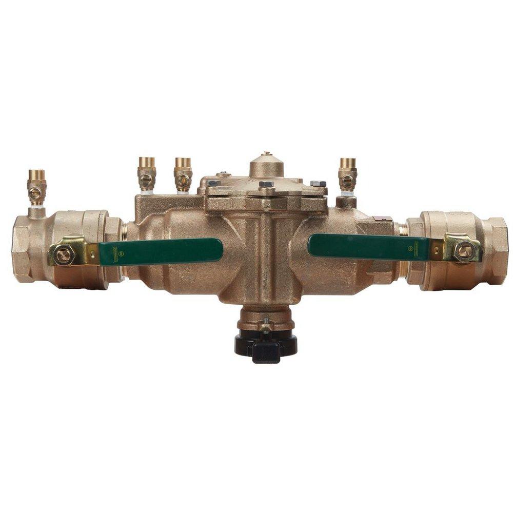 Watts Series LF009 2 in. Cast Copper Silicon Alloy FPT Reduced Pressure Zone Assembly with Quarter Turn Shutoff Valves and Flood Sensor