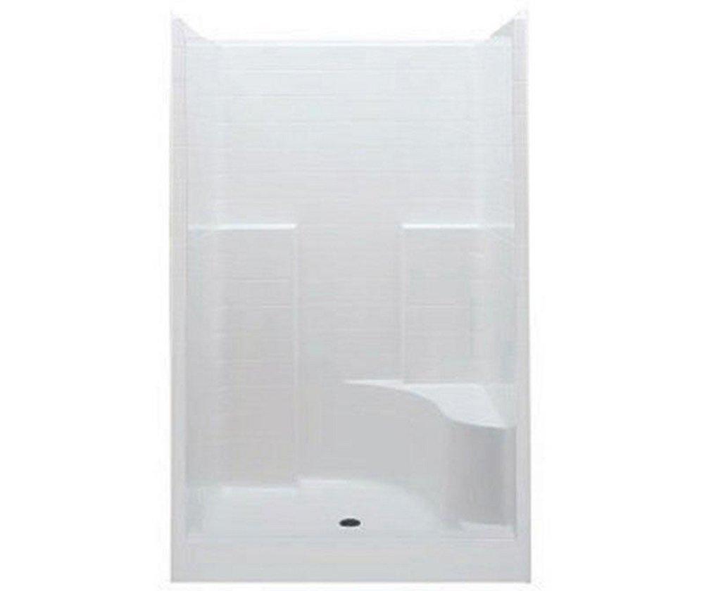 Aquatic Everyday 35 x 60 x 76 in. Alcove Shower Unit in White