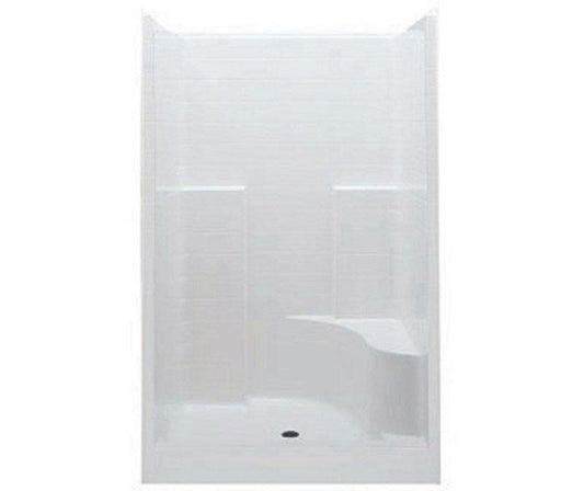Aquatic Everyday 35 x 60 x 76 in. Alcove Shower Unit in White