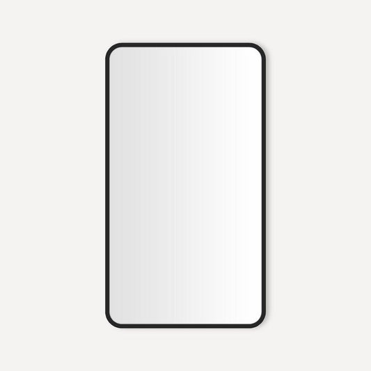 Robern Craft Series 19-1/4 x 34-1/4 in. Recessed and Surface Mount Medicine Cabinet in Matte Black