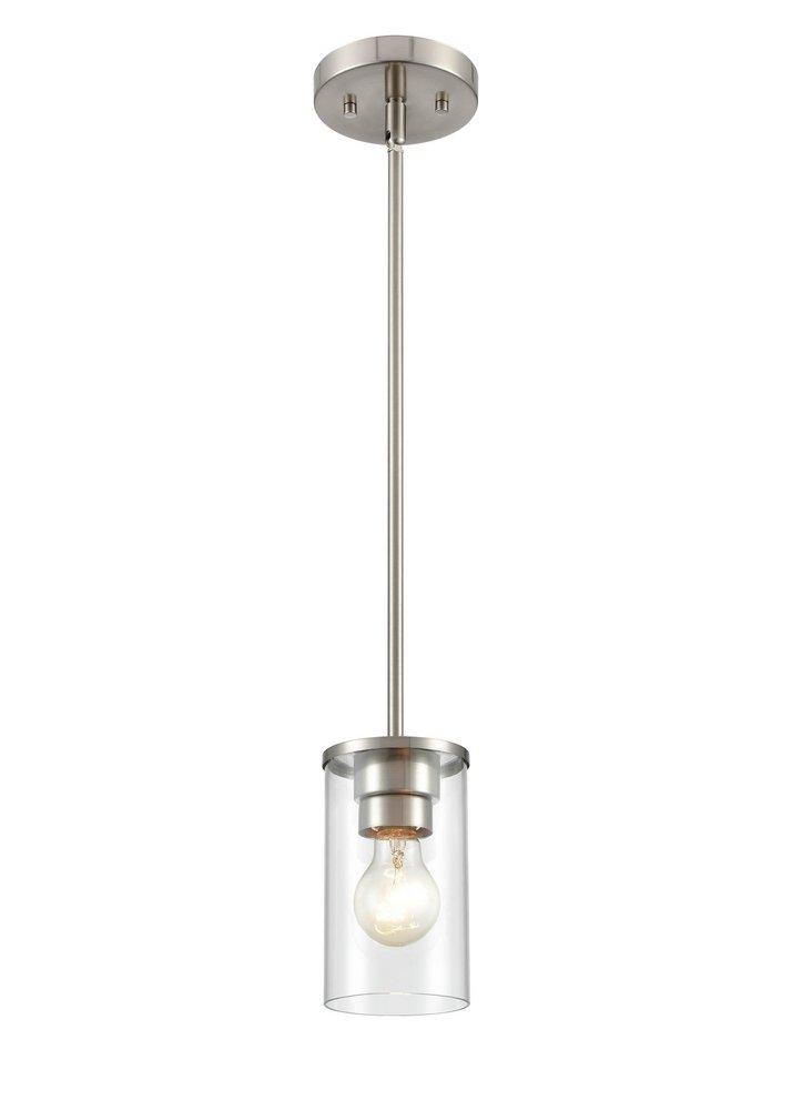 Millennium Lighting Verlana 1-Light Pendant Light in Brushed Nickel
