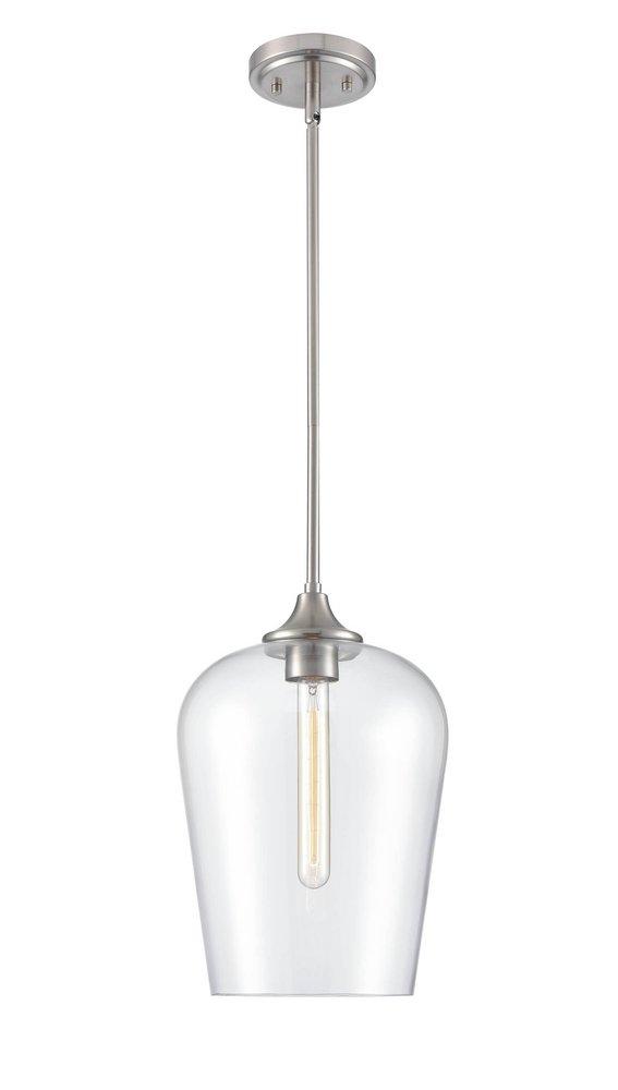 Millennium Lighting Ashford 1-Light Mini-Pendant Light in Brushed Nickel