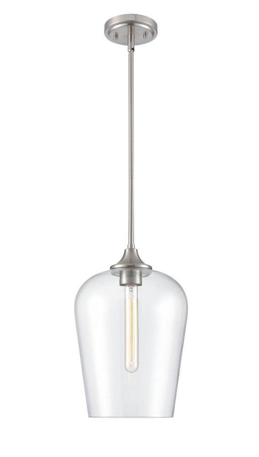 Millennium Lighting Ashford 1-Light Mini-Pendant Light in Brushed Nickel