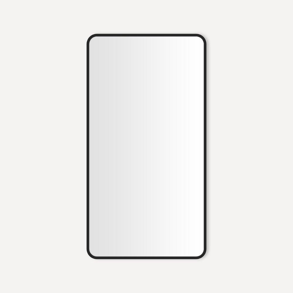 Robern Craft Series 23-1/4 x 43-5/8 in. Recessed Mount and Surface Mount Medicine Cabinet in Matte Black