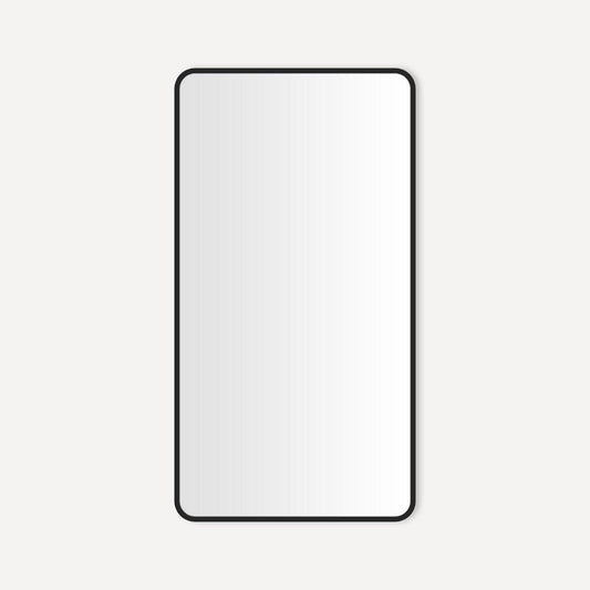 Robern Craft Series 23-1/4 x 43-5/8 in. Recessed Mount and Surface Mount Medicine Cabinet in Matte Black