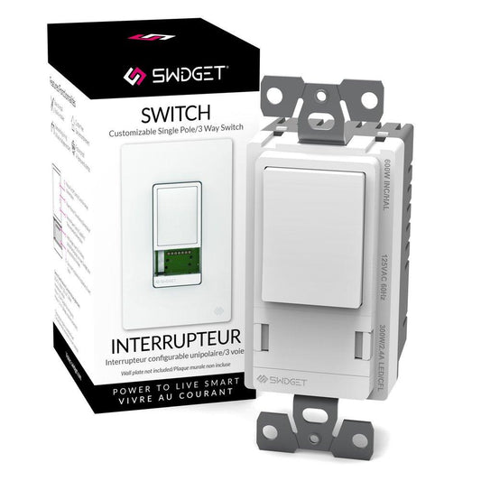 Panasonic Swidget™ 5A Modular Smart Home-Enabled Single or 3-Way On/Off Switch