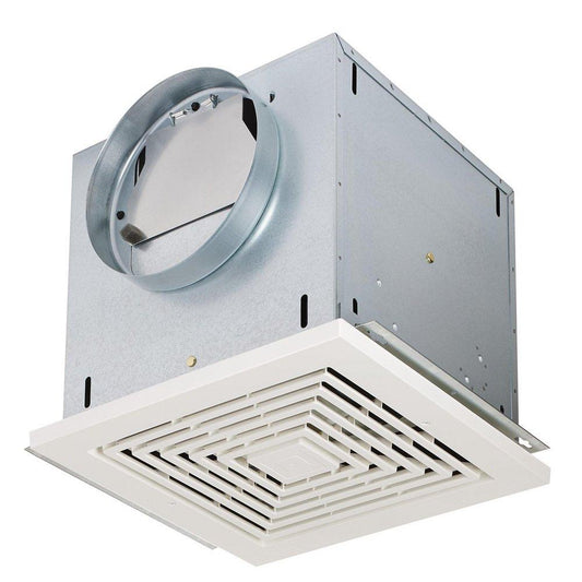 Broan LoSone Select® 300 CFM Light Commercial Ceiling Mount Ventilation Fan in White - 2.5 Sones - Energy Star Rated