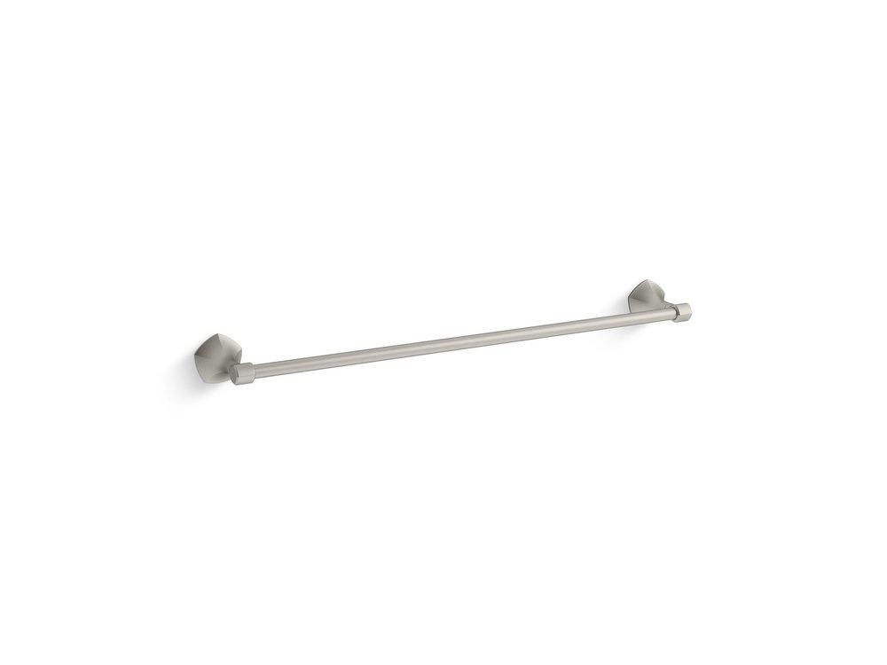 KOHLER Occasion® 24 in. Towel Bar in Vibrant® Brushed Nickel