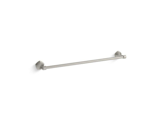 KOHLER Occasion® 24 in. Towel Bar in Vibrant® Brushed Nickel