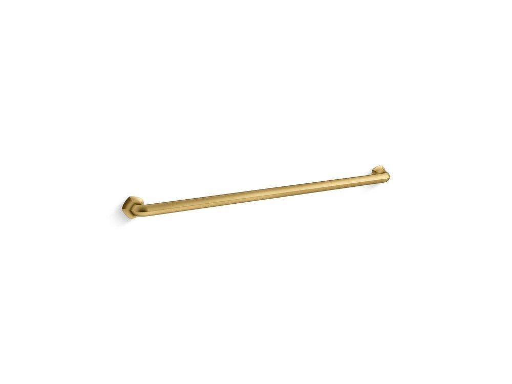 KOHLER Occasion® 38-13/16 in. Grab Bar in Vibrant® Brushed Moderne Brass