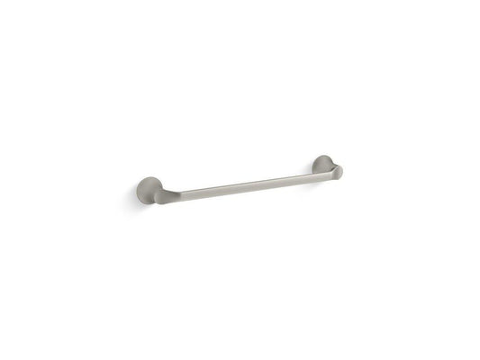 KOHLER Simplice™ 18 in. Towel Bar in Vibrant® Brushed Nickel