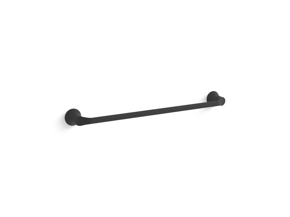 KOHLER Simplice™ 24 in. Towel Bar in Matte Black