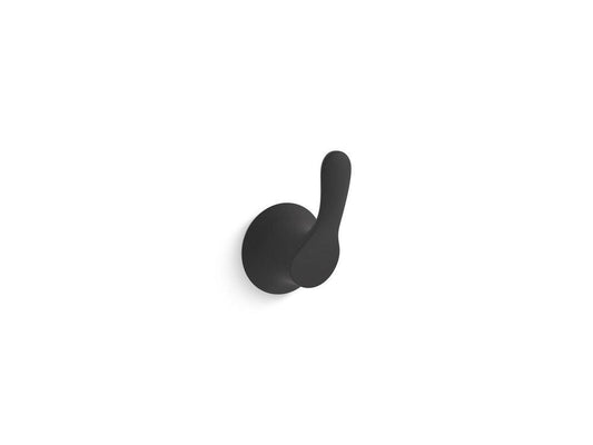 KOHLER Simplice™ 1-Hook Robe Hook in Matte Black