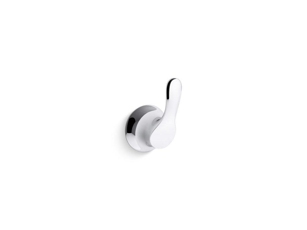 KOHLER Simplice™ 1-Hook Robe Hook in Polished Chrome