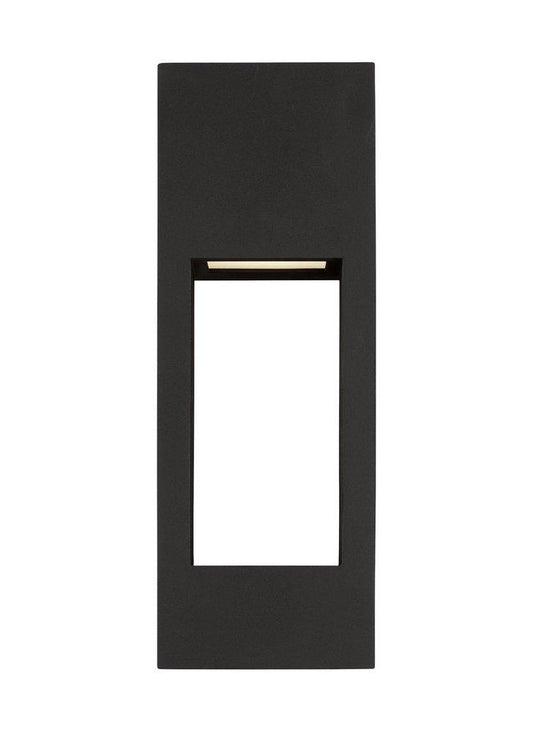 Visual Comfort & Co. Studio Testa 9W 2-Light 16 in. Outdoor Wall Sconce in Black
