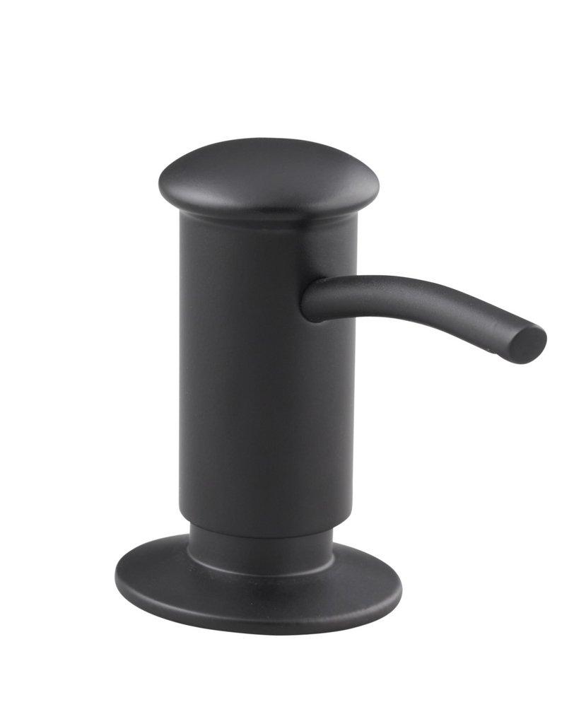 KOHLER Clairette 16 oz. Brass Deck Mount in Matte Black