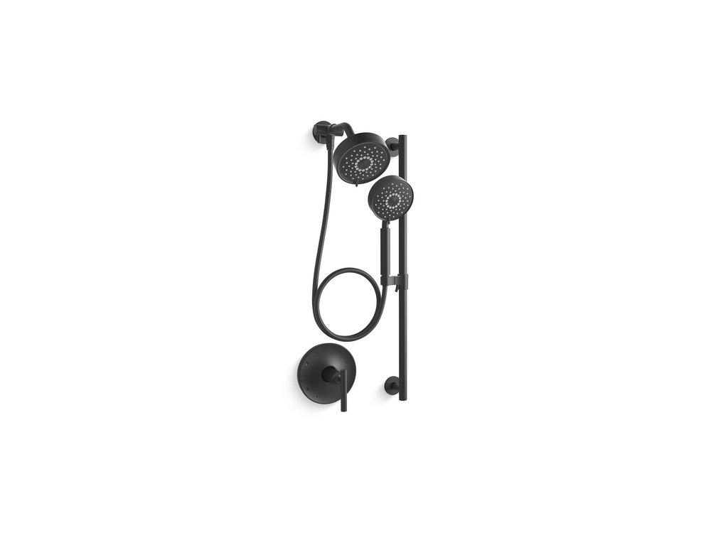 KOHLER Purist® Single Handle Multi Function Shower Faucet in Matte Black
