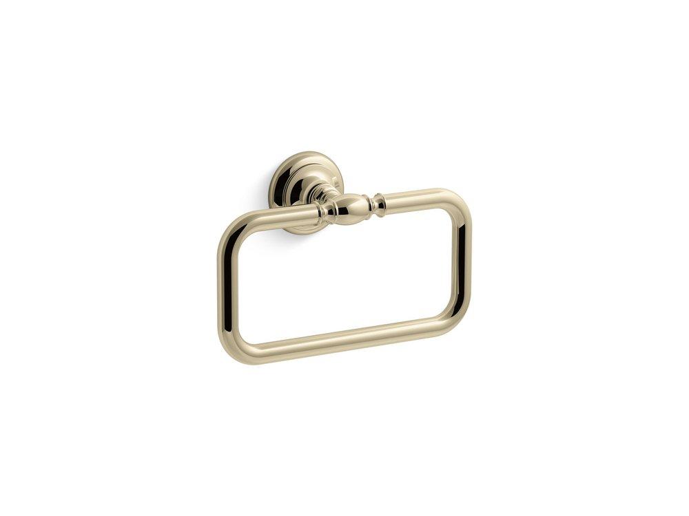 KOHLER Artifacts® Towel Ring in Vibrant French Gold