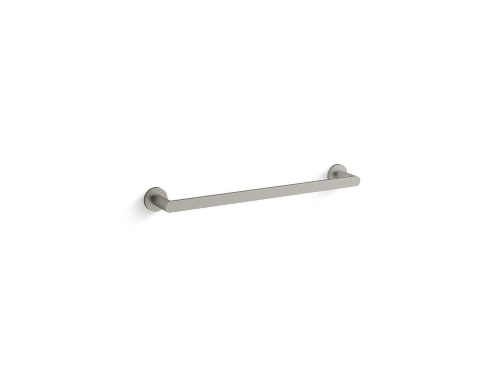 KOHLER Composed® 18 in. Towel Bar in Vibrant® Brushed Nickel
