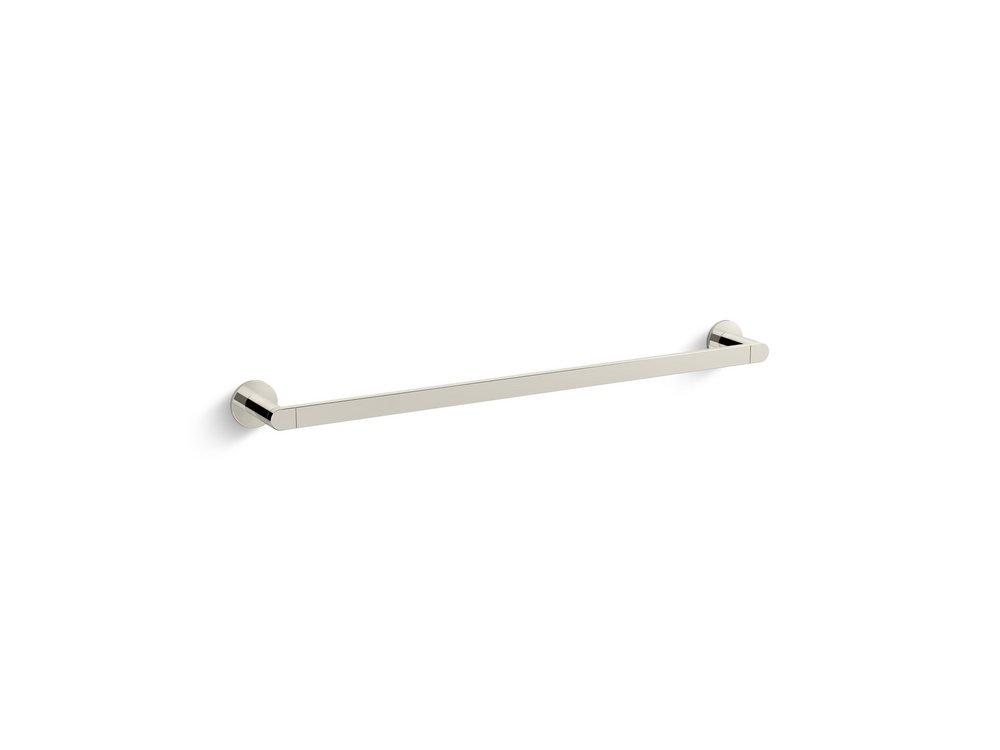 KOHLER Composed® 24 in. Towel Bar in Vibrant Polished Nickel