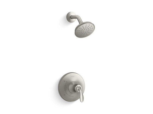 KOHLER Bellera® One Handle Single Function Shower Faucet in Vibrant® Brushed Nickel (Trim Only)