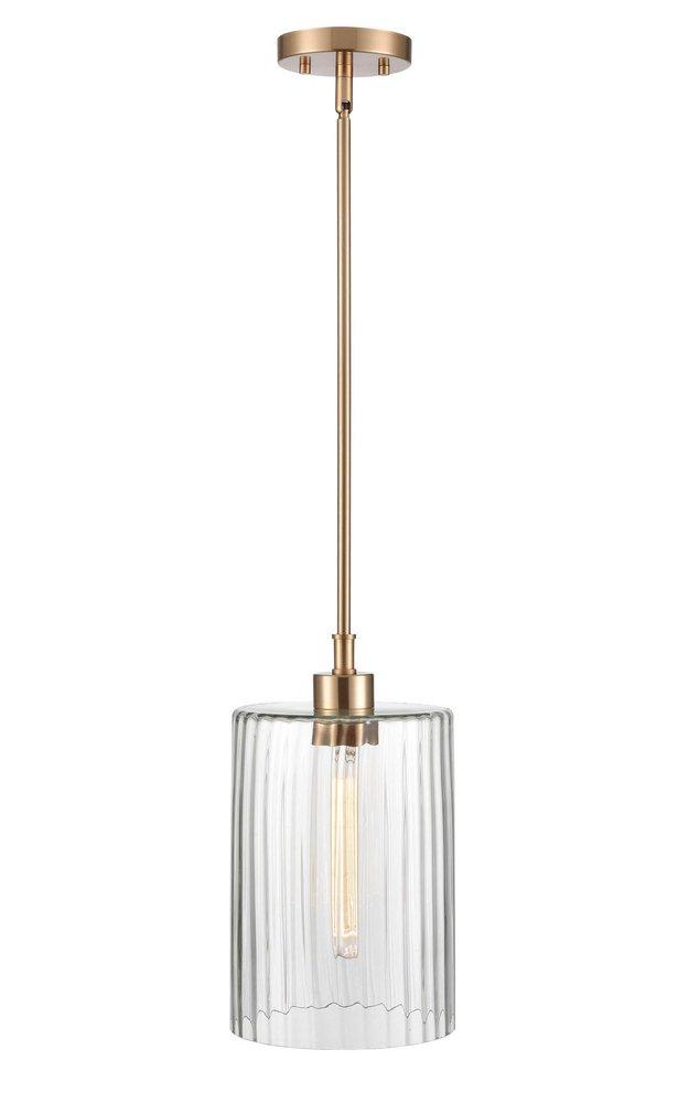 Millennium Lighting Chastine 1-Light Pendant Light in Modern Gold