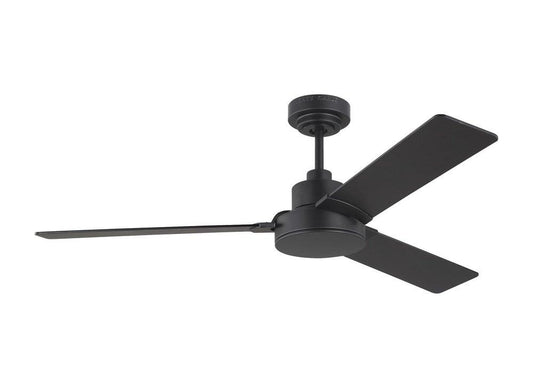 Visual Comfort & Co. Generation Lighting Jovie 52 52 in. 3-Blade Indoor Ceiling Fan in Midnight Black