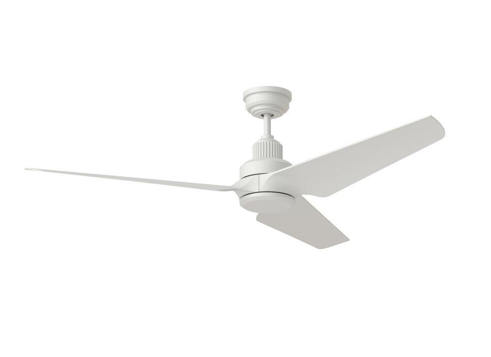 Visual Comfort & Co. Fan Ruhlmann 52 52 in. 3-Blade Indoor Ceiling Fan in Matte White