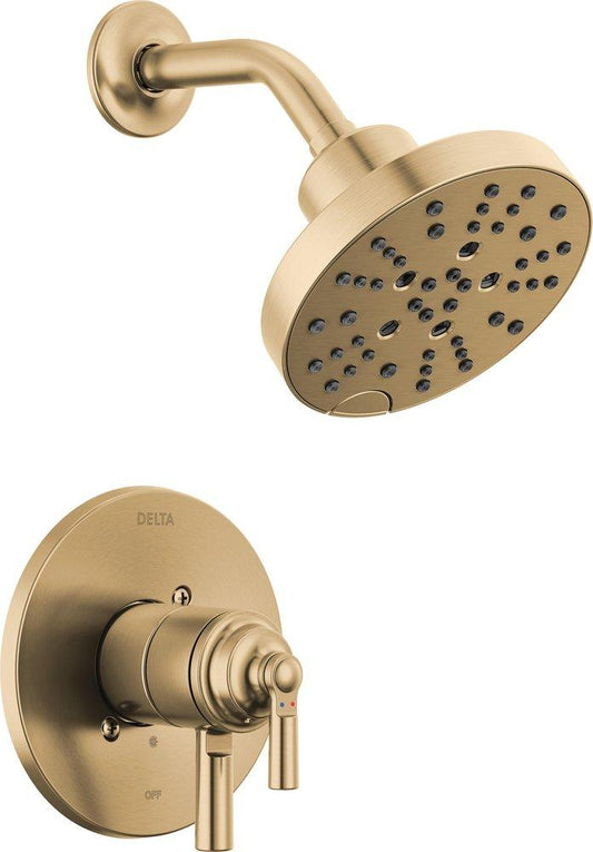 Delta Faucet Saylor™ Two Handle Multi Function Shower Faucet in Champagne Bronze (Trim Only)