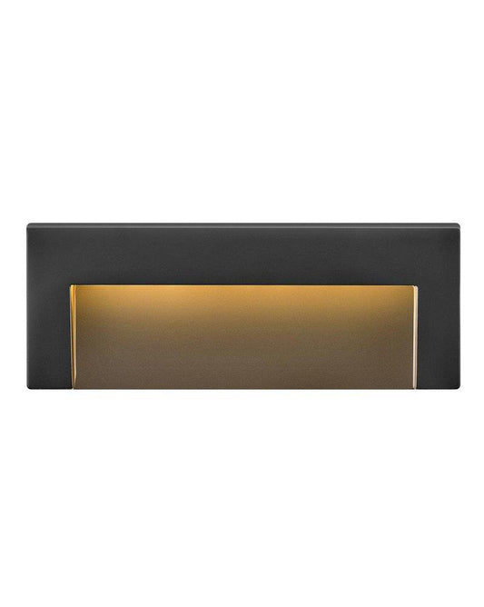 Hinkley Taper 2.5W 8in. Wide LED Deck Light 12V in Satin Black