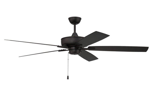 Craftmade Outdoor Super Pro 60 60 in. 5-Blade Outdoor Ceiling Fan in Flat Black