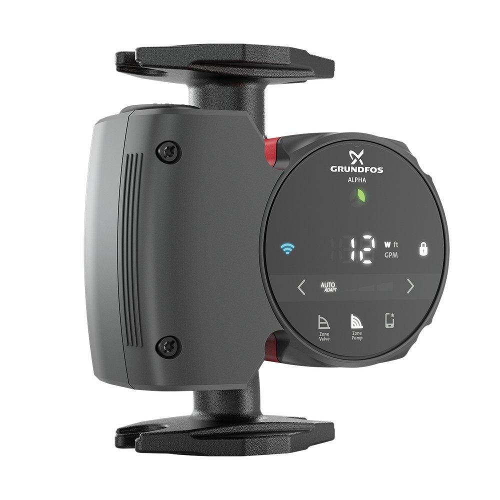 Grundfos ALPHA 15-58F 1/20 HP 115V Cast Iron Circulator Pump