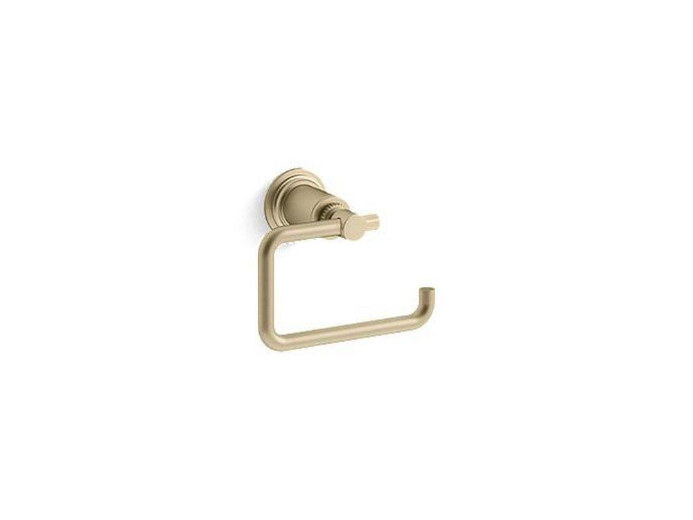 Kallista Central Park West™ Wall Mount Toilet Tissue Holder in Brushed French Gold